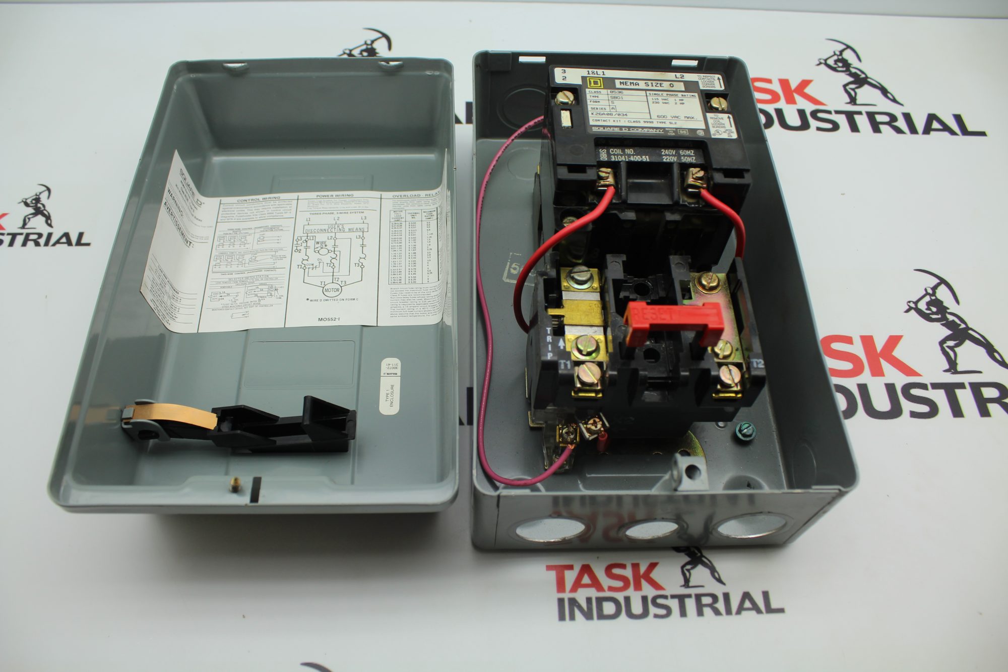 Square D Enclosure w/ Nema Size O Series AK26A08/034